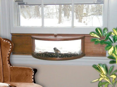 Coveside Conservation Products Panoramic Feeder w/Mirror – The Best Feeder for Close-up Viewing