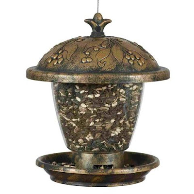 Best Small Bird Feeder – Perky-Pet 305 Holly Berry Gilded Chalet Wild Bird Feeder