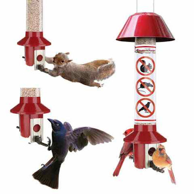 Roamwild PestOff Red Cardinal Bird Feeder